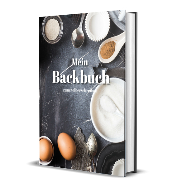 backrezeptbuch zum selberschreiben tafeldesign