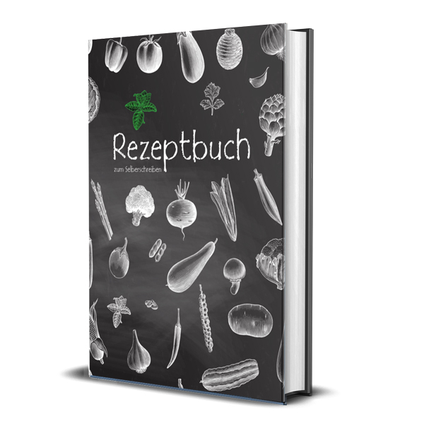 rezeptbuch zum selberschreiben tafeldesign