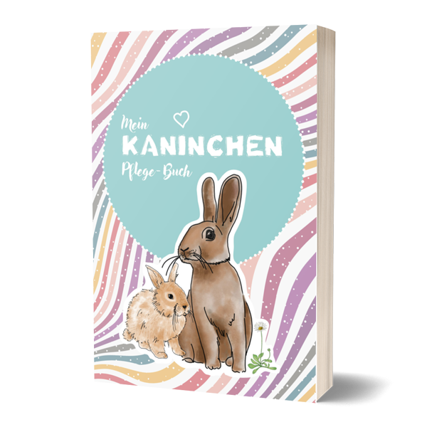 kaninchen pflegebuch bunt